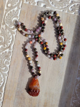 Load image into Gallery viewer, Gray Buddha Mala Set