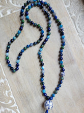 Load image into Gallery viewer, Blue Tassel Mala