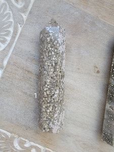 Druzy Vein Ocean Jasper Tower