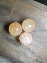 Load image into Gallery viewer, Small Red Selenite Sphere
