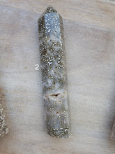 Load image into Gallery viewer, Druzy Vein Ocean Jasper Tower
