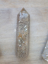 Load image into Gallery viewer, Druzy Vein Ocean Jasper Tower
