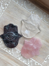 Load image into Gallery viewer, Carved Gemstone Hamsa
