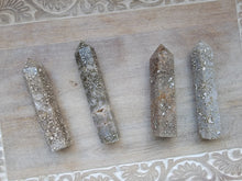Load image into Gallery viewer, Druzy Vein Ocean Jasper Tower
