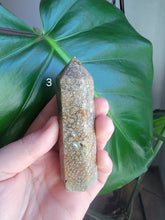 Load image into Gallery viewer, Druzy Vein Ocean Jasper Tower
