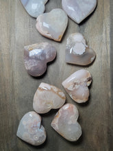 Load image into Gallery viewer, Flower Agate Heart
