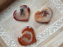 Load image into Gallery viewer, Carnelian Hearts

