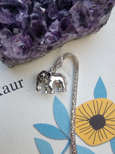 Silver Elephant Bookmark