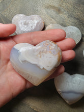 Load image into Gallery viewer, Flower Agate Heart
