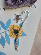 Load image into Gallery viewer, Silver Turtle Bookmark
