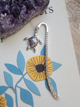 Load image into Gallery viewer, Silver Turtle Bookmark
