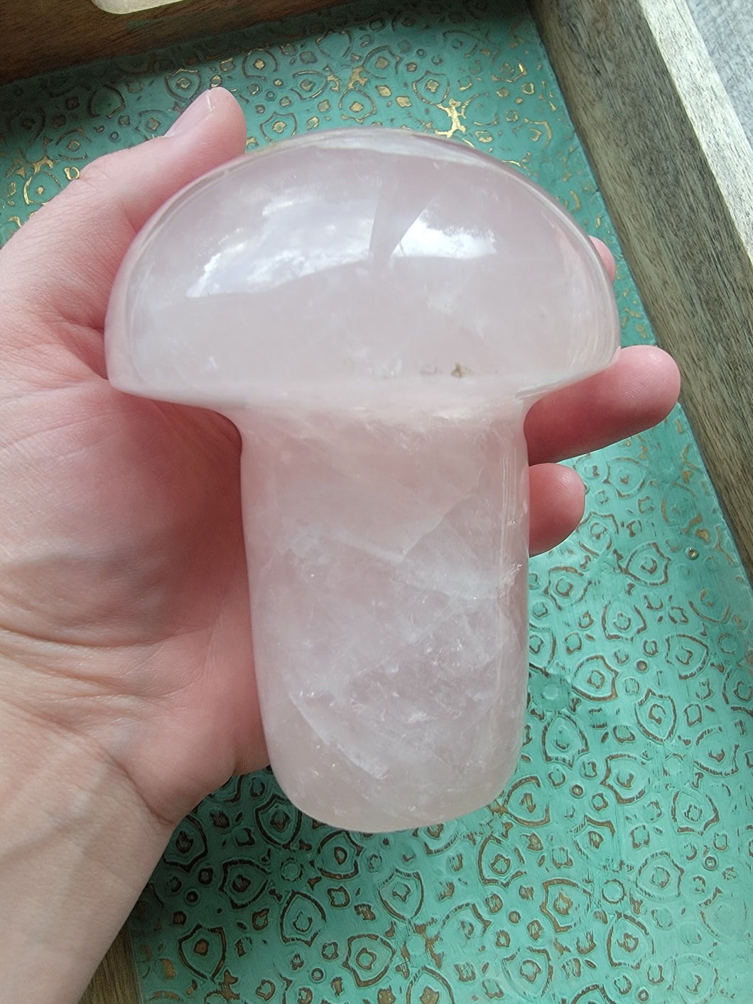Rose Quartz Mushroom