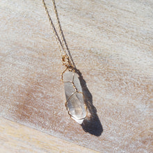 Load image into Gallery viewer, Handwrapped Quartz Point Necklace
