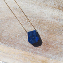 Load image into Gallery viewer, Geometric Lapis Lazuli Necklace
