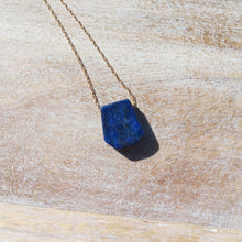 Load image into Gallery viewer, Geometric Lapis Lazuli Necklace
