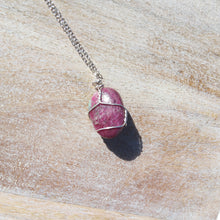 Load image into Gallery viewer, Ruby Zoisite Necklace
