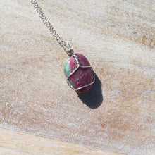 Load image into Gallery viewer, Ruby Zoisite Necklace
