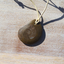 Load image into Gallery viewer, Fossil on Cotton Cord Necklace
