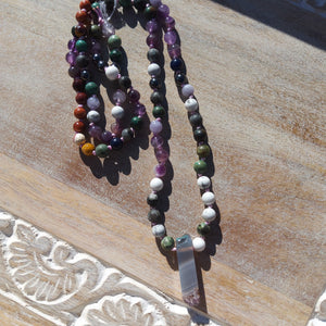 Amethyst Mala Necklace