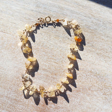 Load image into Gallery viewer, Citrine Handwrapped Bracelet
