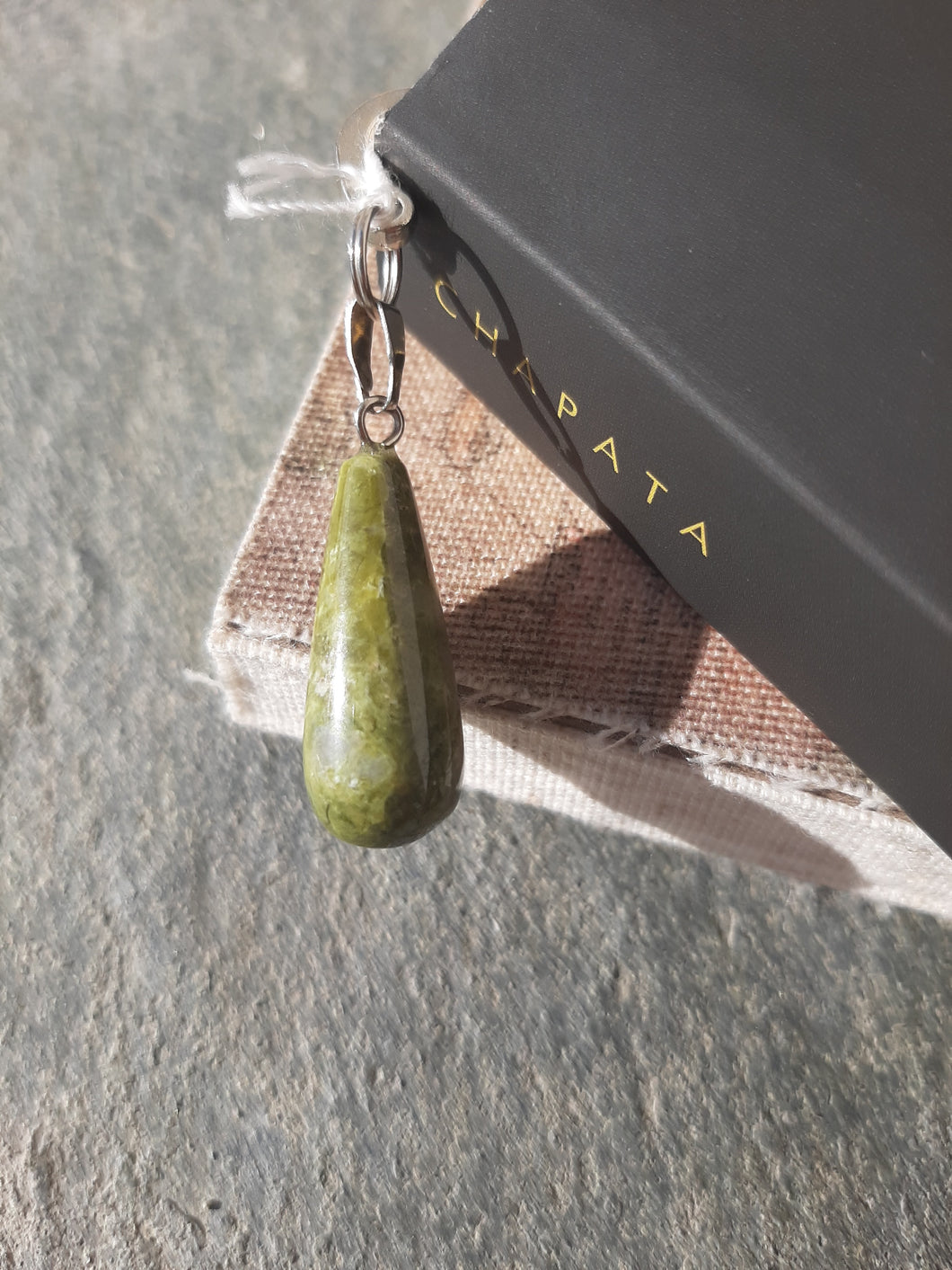 Stone Teardrop Bookmark