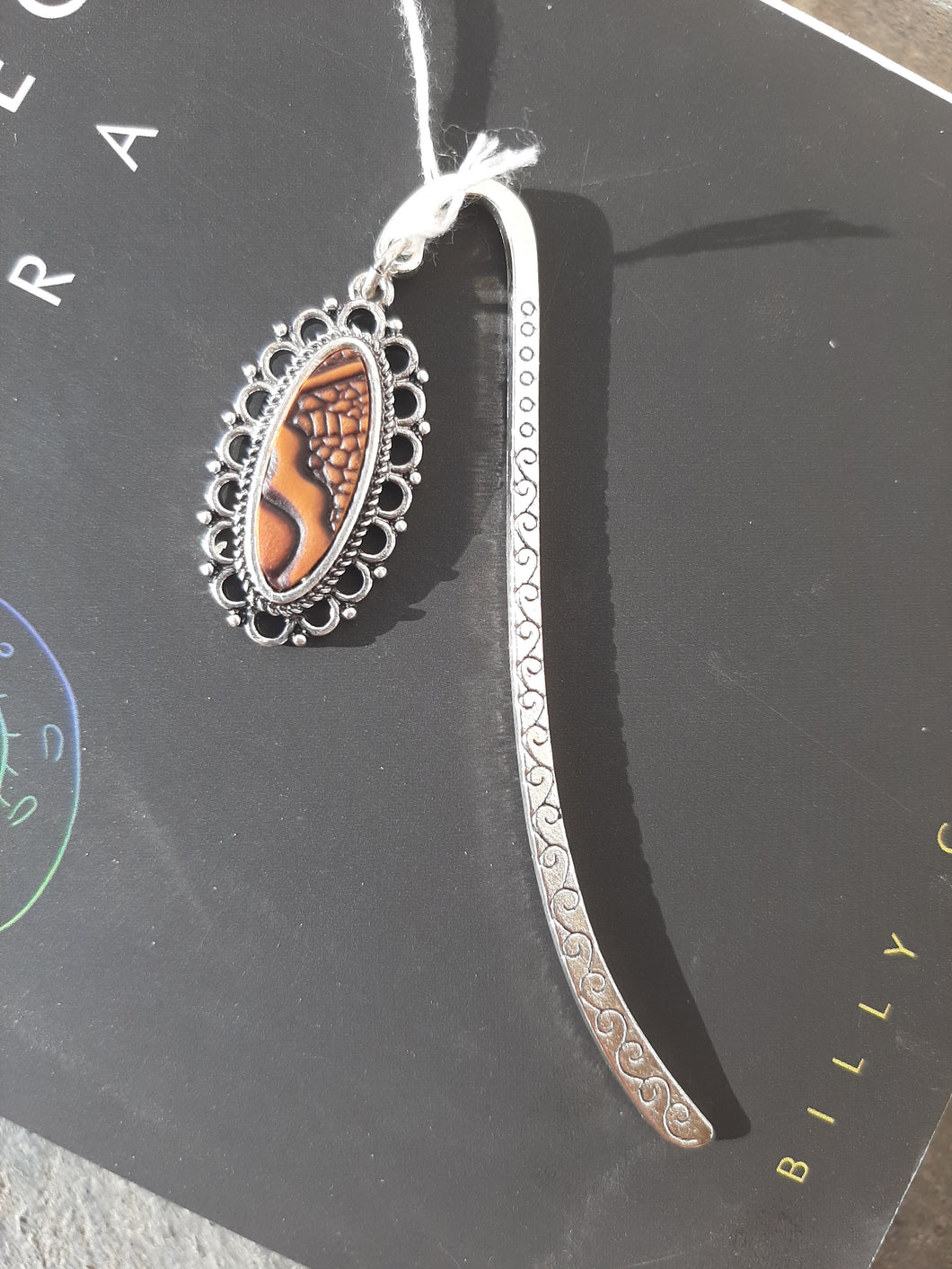 Leather Charm Bookmark