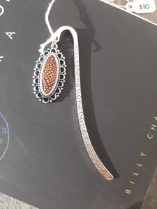 Leather Charm Bookmark