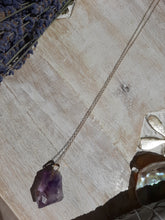 Load image into Gallery viewer, Natural Amethyst Point Necklace
