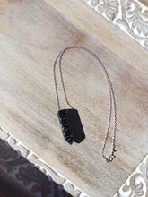 Load image into Gallery viewer, Snowflake Obsidian Point Necklace

