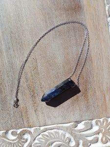 Sodalite Point Necklace