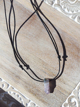 Load image into Gallery viewer, Amethyst on Cotton Cord Necklace
