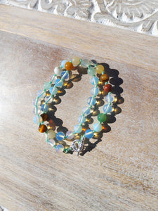 Double Wrap Opal Bracelet