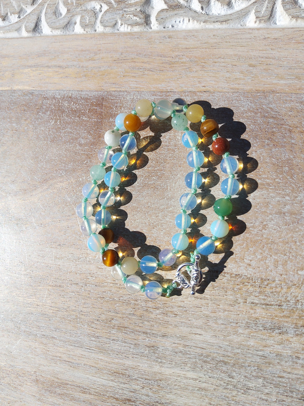 Double Wrap Opal Bracelet