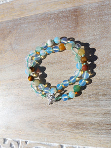 Double Wrap Opal Bracelet