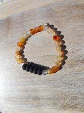 Load image into Gallery viewer, Carnelian and Lava Stone Essential Oil Bracelet
