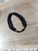 Load image into Gallery viewer, Hematite and Lava Stone Essential Oil Bracelet
