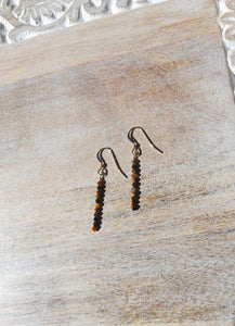 Tigers Eye Earrings