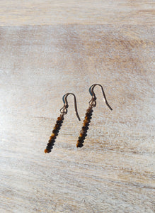 Tigers Eye Earrings