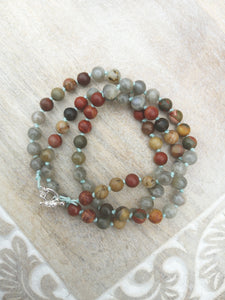 Triple Wrap Gemstone Bracelet