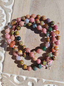 Pink Buddha Mala Set