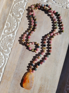 Pink Buddha Mala Set