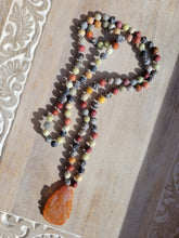 Load image into Gallery viewer, Matte Gray Buddha Mala Set
