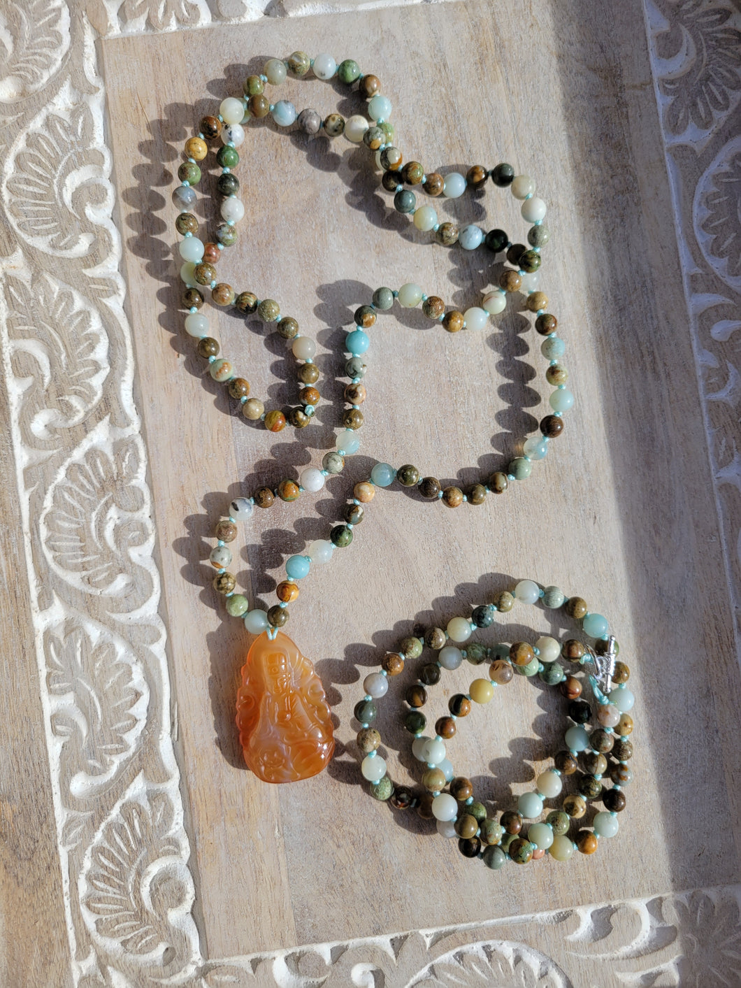 Blue Buddha Mala Set