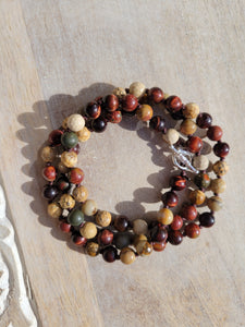 Brown Buddha Mala Set