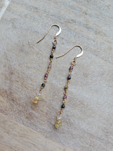 Load image into Gallery viewer, Ethiopian Opal and Tourmaline Earrings
